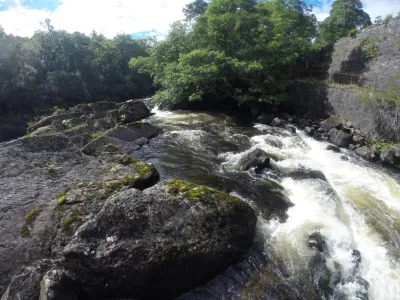 Début de la courte gorge